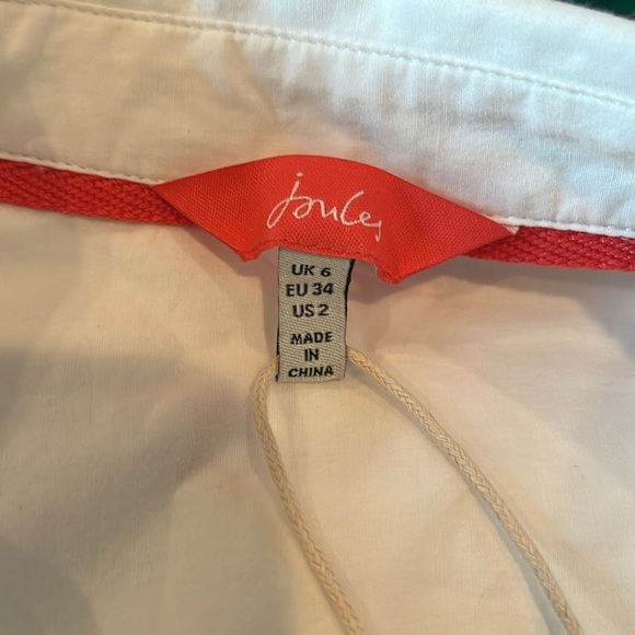 NWT Joules Ladies Embroidered Bees Blouse Size 2 - Picture 3 of 9